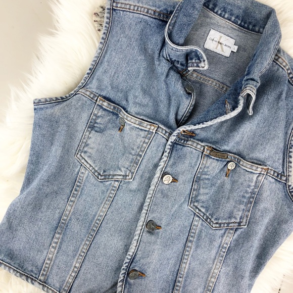 Calvin Klein Jackets & Blazers - ⭐️Calvin Klein Vintage Denim Vest